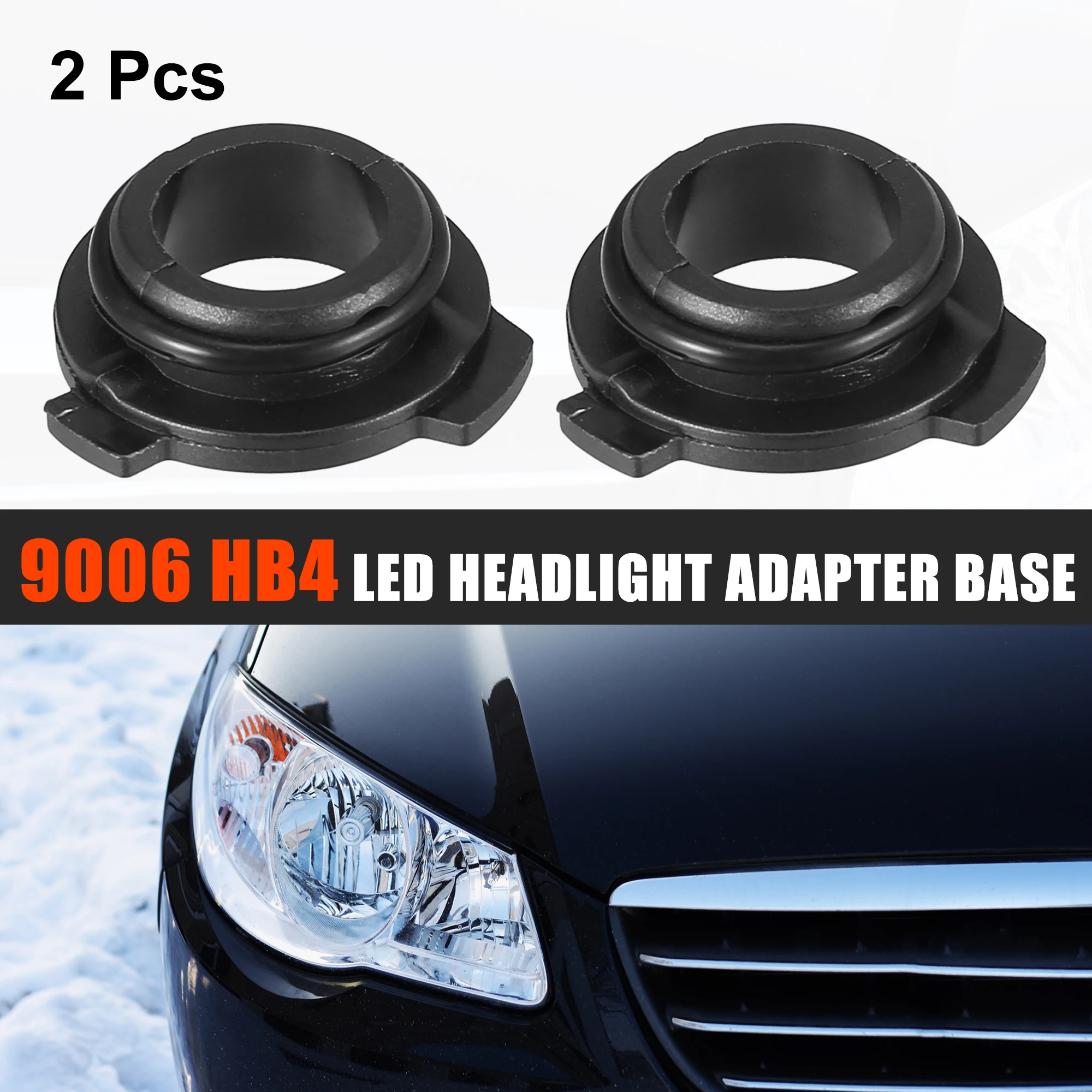 Autohaux Adaptador de bombilla LED para faro HB4/9006
