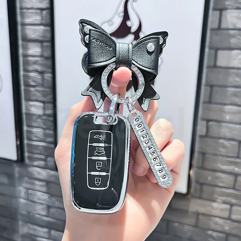 Fundón llave coche TPU 3-4 botones – Hyundai IX35/Kia Sportage Sorento - imagen 3