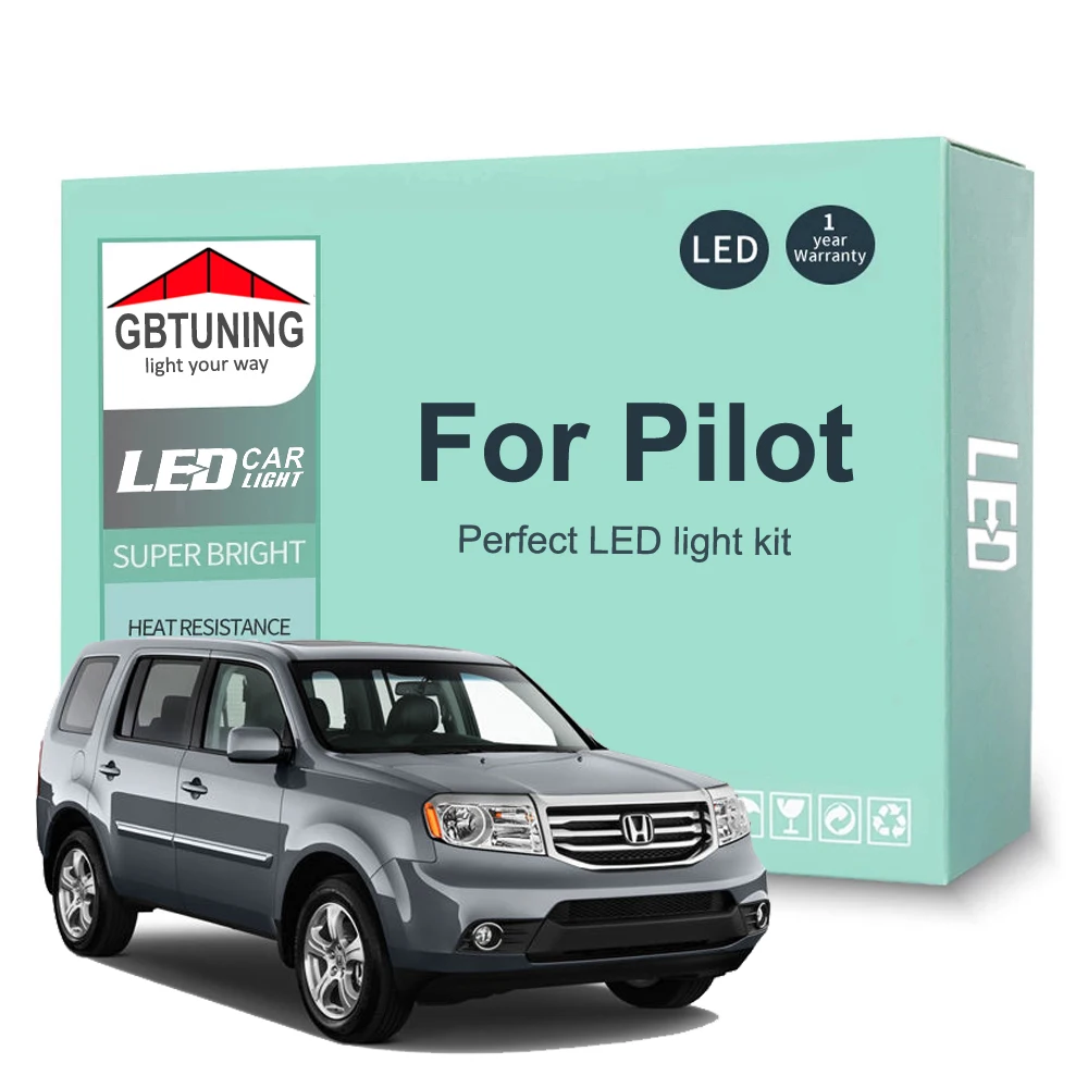 Kit de bombillas LED Canbus para interior Honda Pilot 2009-2015
