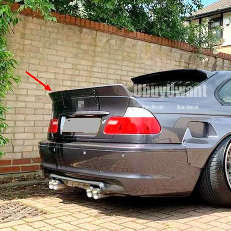 Para BMW E46 Sedan modelo de 4 puertas nuevo alerón trasero para maletero de coche labio de bota labio 1999-2006 alerón trasero alerón trasero - imagen 3