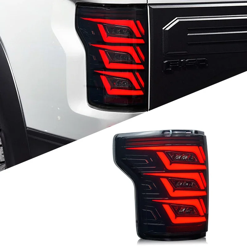 Pilotos traseros LED para Ford F150 2015-2019 con DRL e intermitentes