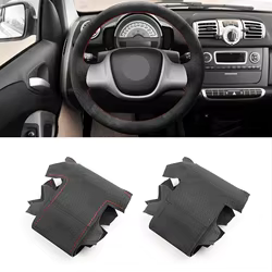 Funda volante cuero ante Smart Fortwo W451 2009-2015