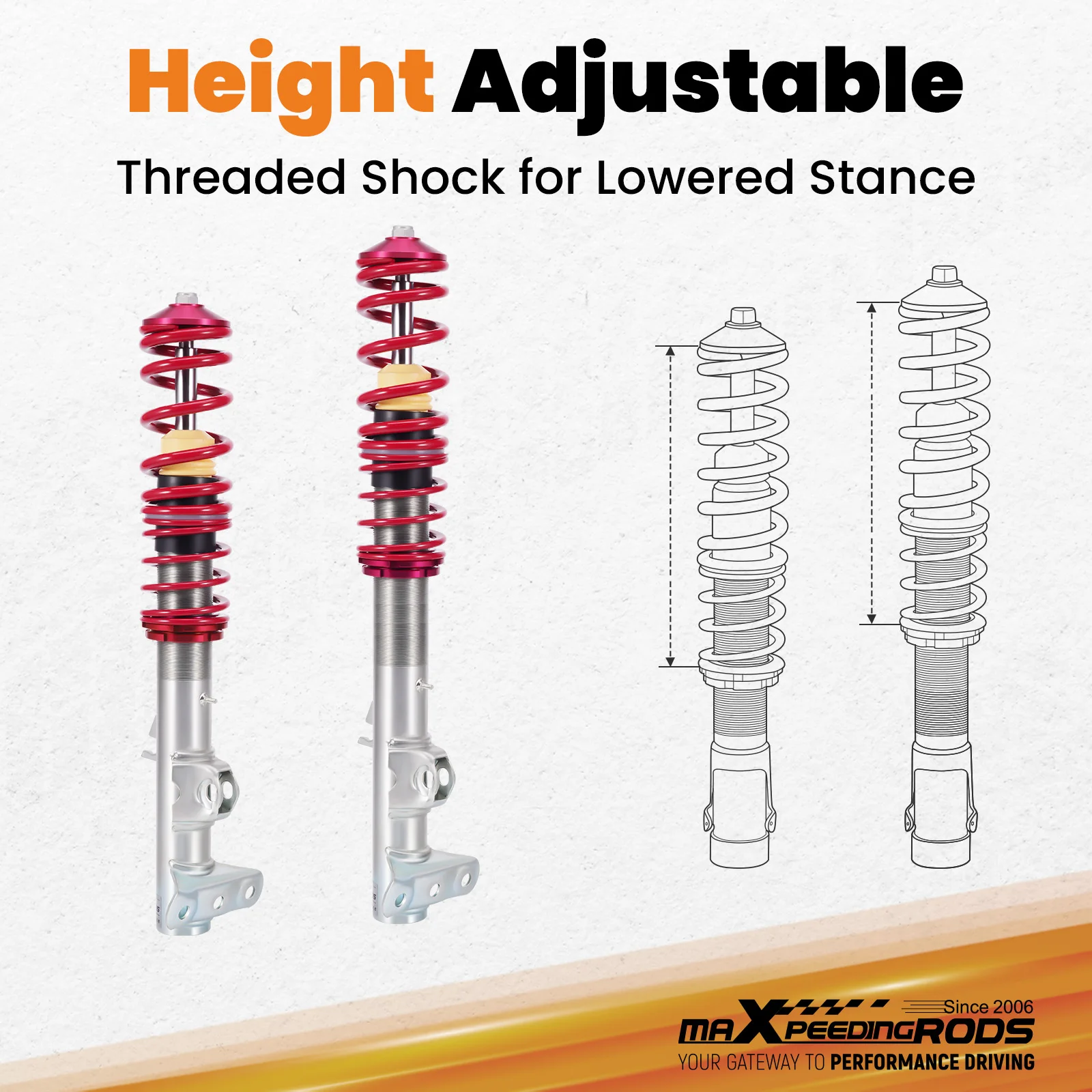 Coilovers ajustables BMW E36 Coupe - Suspensión sport - imagen 5