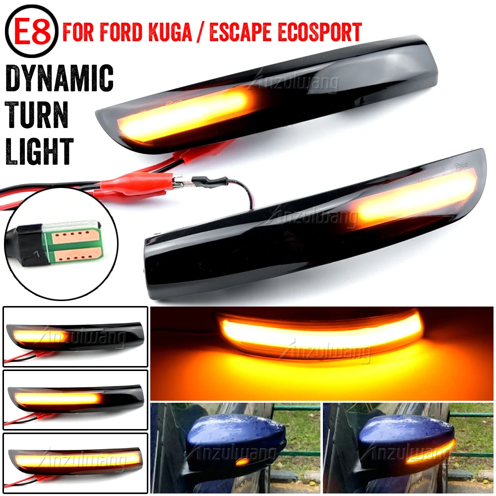 Intermitente LED espejo lateral Ford Escape Kuga II EcoSport 2013-2019