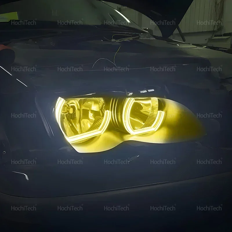 Anillos LED Angel Eyes CSL Amarillo para BMW Serie 3 E46 1999-2005 - imagen 4