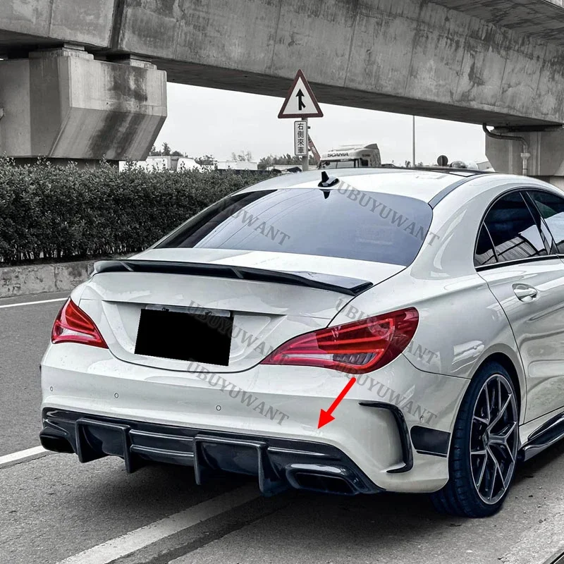 Difusor trasero de fibra de carbono para Mercedes-Benz CLA W117 - imagen 5