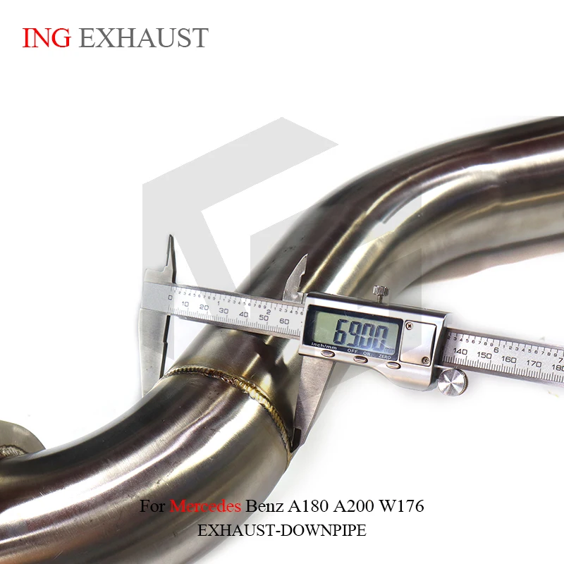 Downpipe ING Mercedes A180 A200 W176 – Escape deportivo sin protección térmica - imagen 5