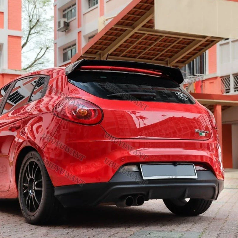Alerón trasero alto negro brillante FIAT Bravo II 2006-2016 - imagen 5