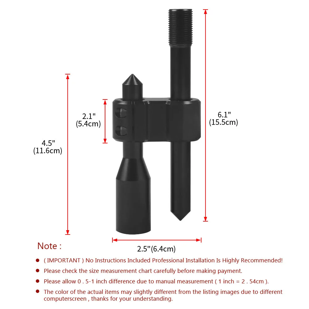 Extensor perilla cambio tipo H de aluminio ajustable con adaptadores - imagen 4