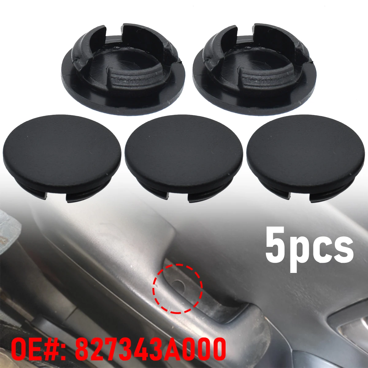 Tirador de puerta Hyundai IX35/Tucson y Kia clip goma embellecedor