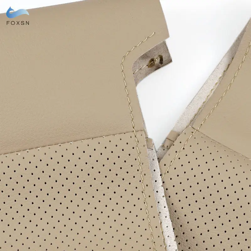 Cubierta de volante cuero perforado Beige – Hyundai Tucson 2006-2014 - imagen 4