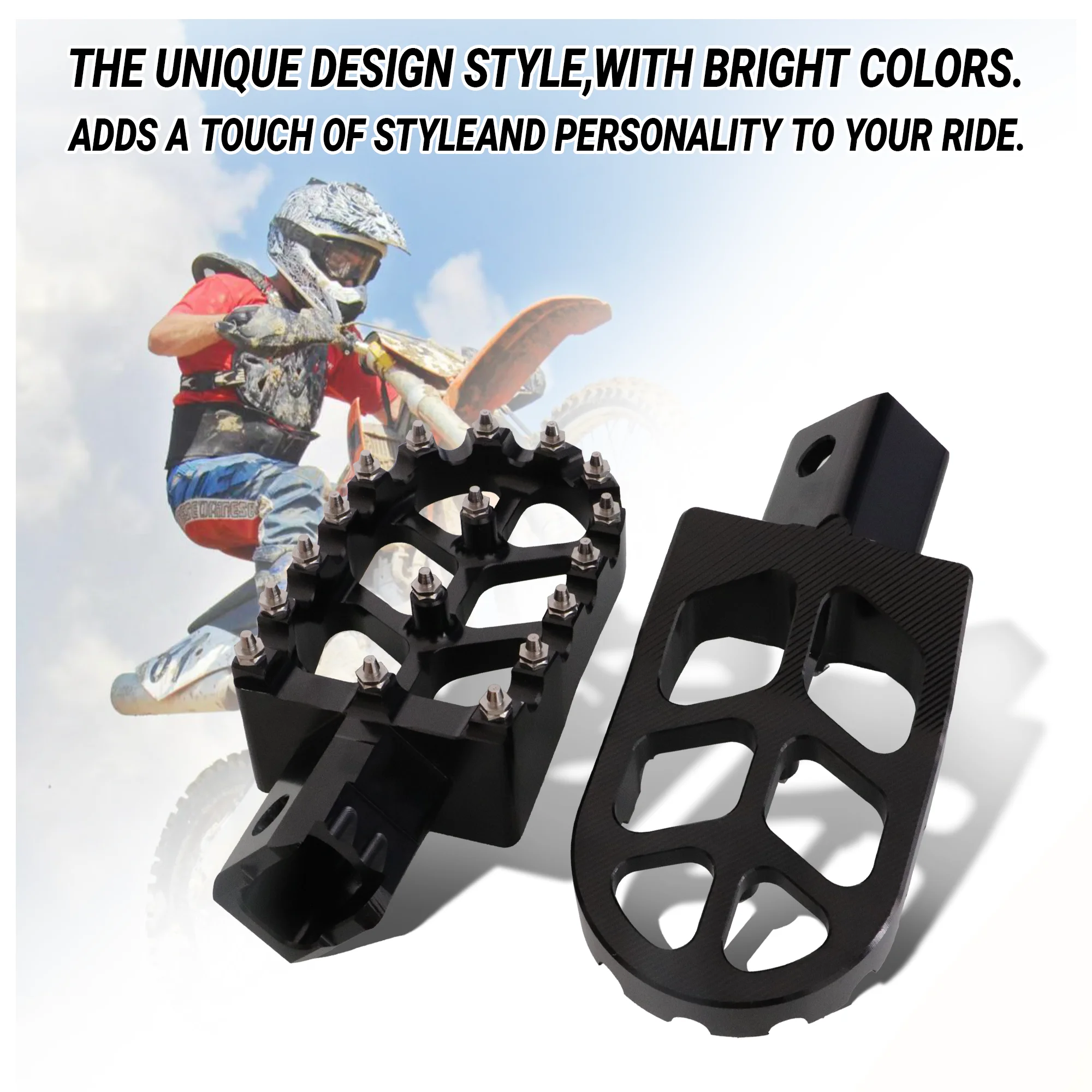 Reposapiés CNC universales para Honda CRF XR 50 70 110 y mini moto - imagen 2
