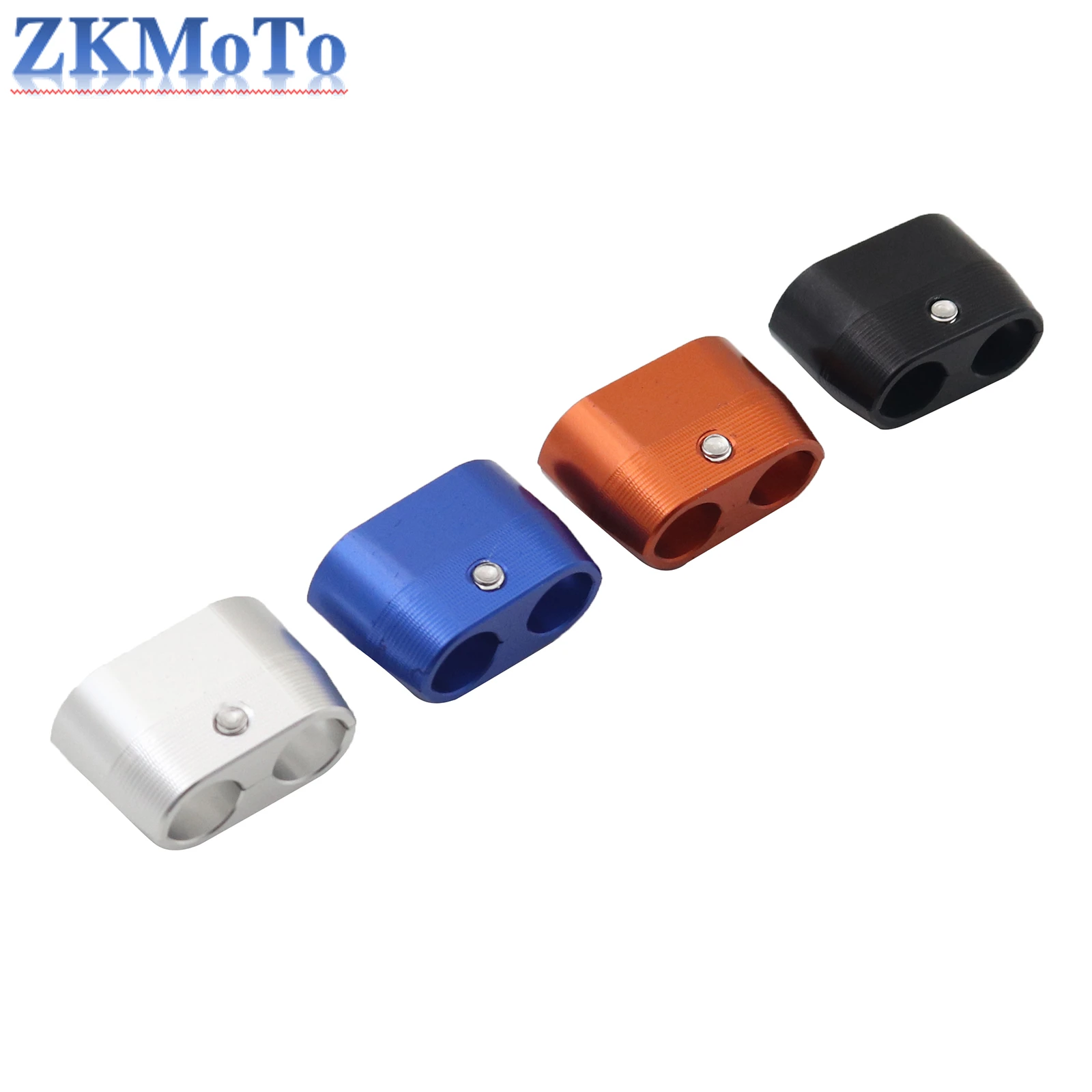 Clip cable acelerador CNC moto – KTM Husqvarna Yamaha Suzuki 250 350 - imagen 2
