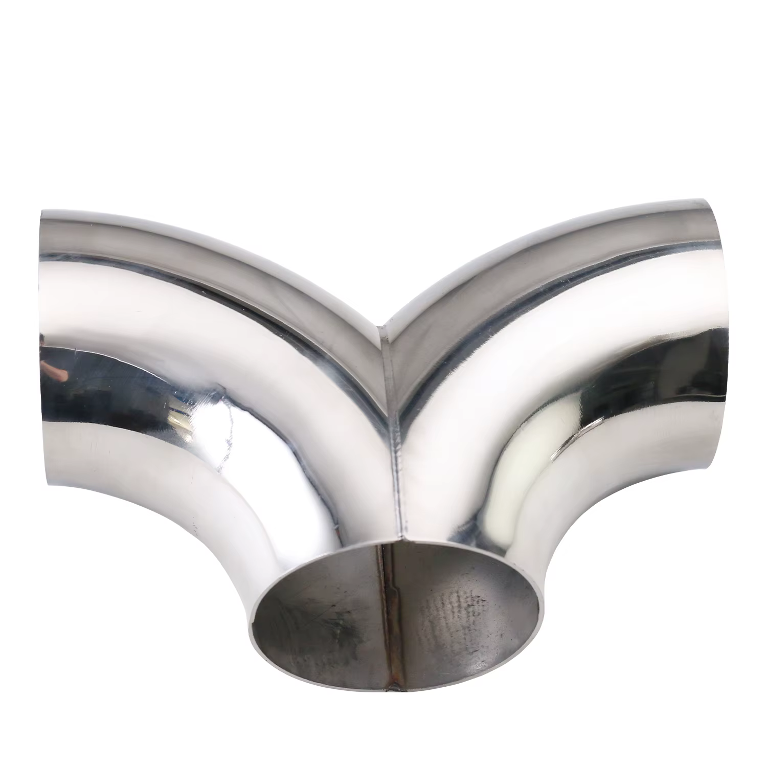 Conector en Y para tubo de escape acero inox 304 universal soldable - imagen 2
