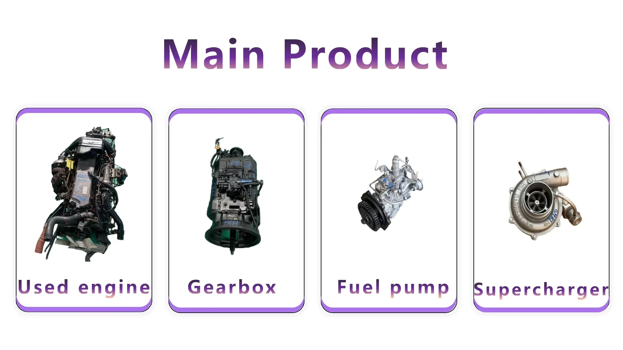 Motor completo con detalles de componentes