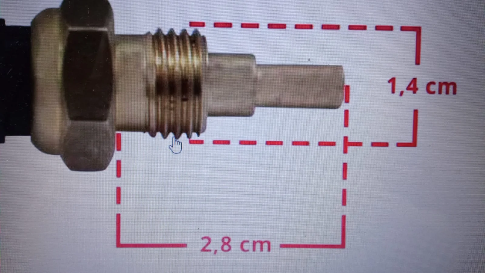 Sensor temperatura refrigerante B12 para WULING Jinbei T20 T22 1.2L - imagen 4