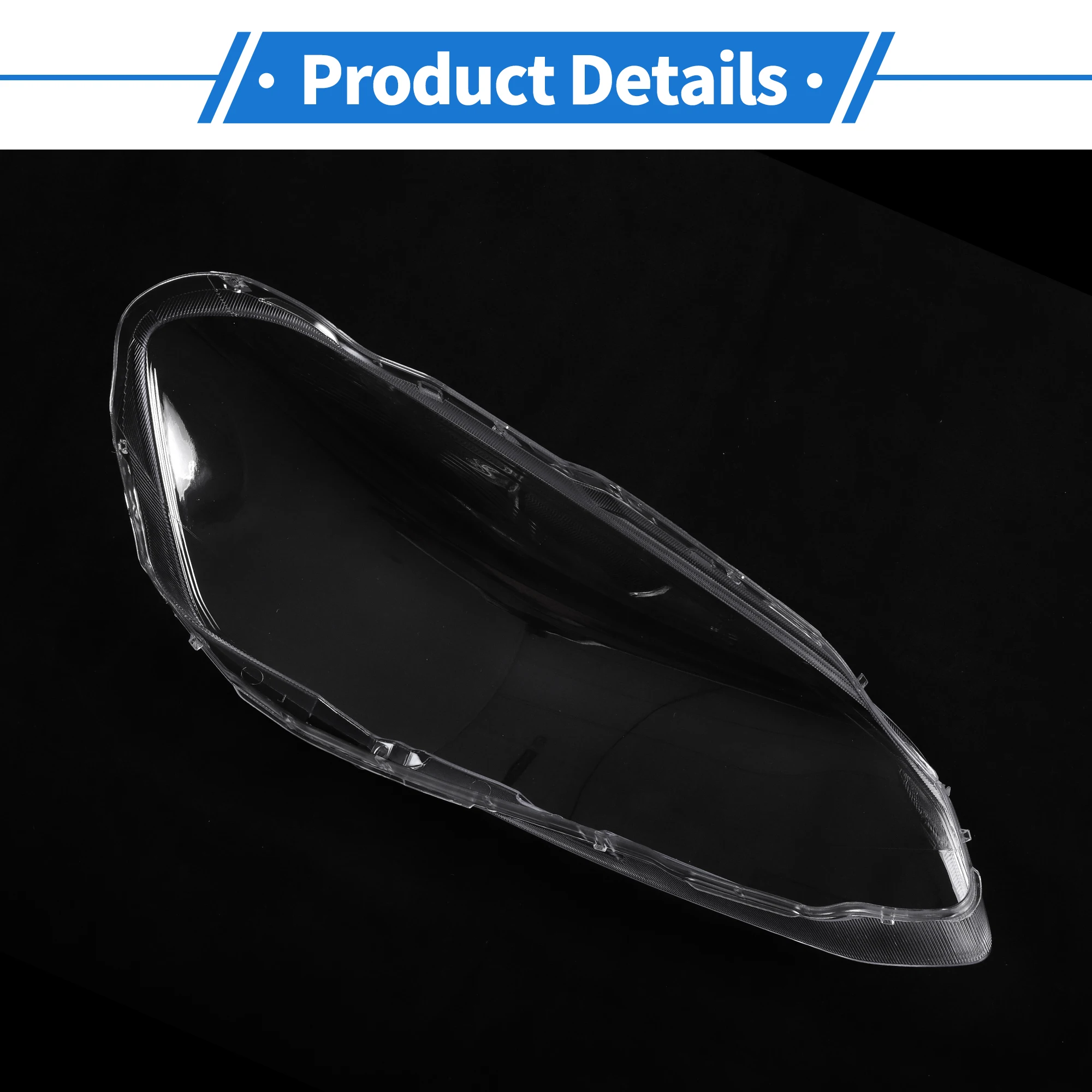 UXCELL Auto cubierta de lente de faro delantero izquierdo lente de faro de coche cubierta de lente transparente para Volvo XC60 2014-2017 1 pieza - imagen 5