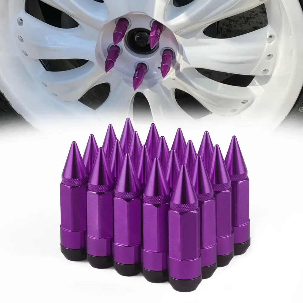 20 tuercas de rueda extendidas M12x1.25/1.5 para coche - 86 mm - imagen 2