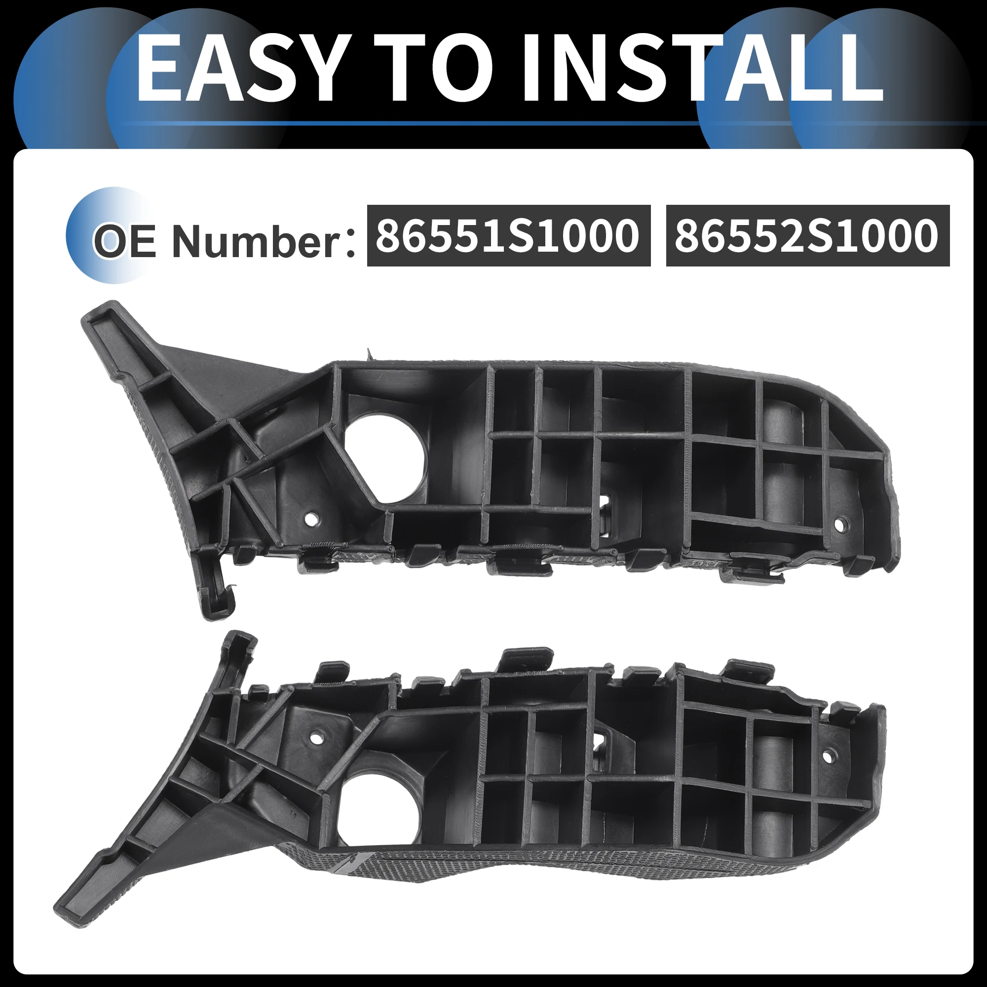 UXCELL Soportes de parachoques delanteros Hyundai Santa Fe 2019-2020 - imagen 4