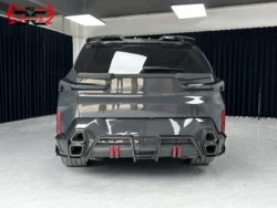 Alta calidad para XM G09 LD estilo seco fibra de carbono difusor trasero alerón Kit de cuerpo