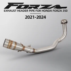 Tubo de enlace medio de escape Honda Forza 350 51 mm