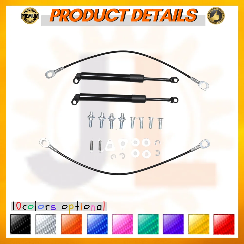 Cantidad (2) puntales de maletero para camioneta JMC Yuhu 9 2019-2024 soportes de elevación de maletero de portón trasero resortes de Gas amortiguadores barras de amortiguadores - imagen 2