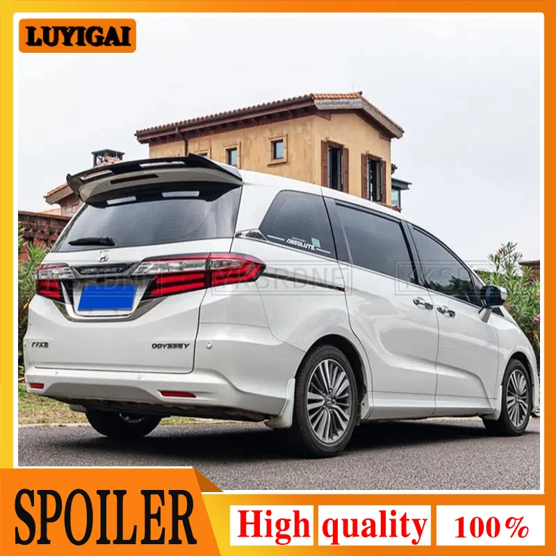 Para Honda Odyssey 2015 a 2019, Material ABS de alta calidad, alerón trasero para maletero, alerón trasero para techo, cubierta para maletero
