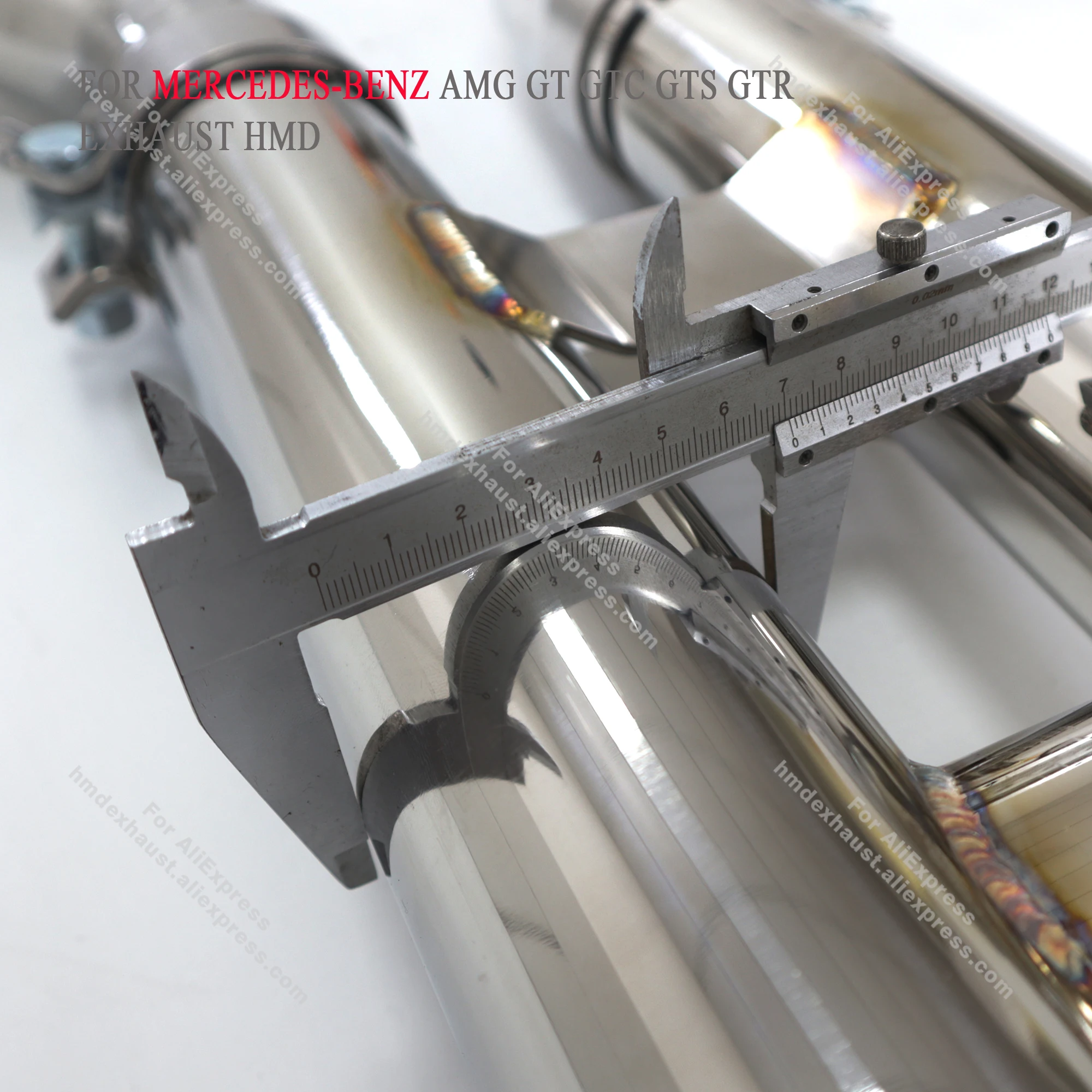 Colector de escape HMD inoxidable para GTC GTS GTR V - imagen 3