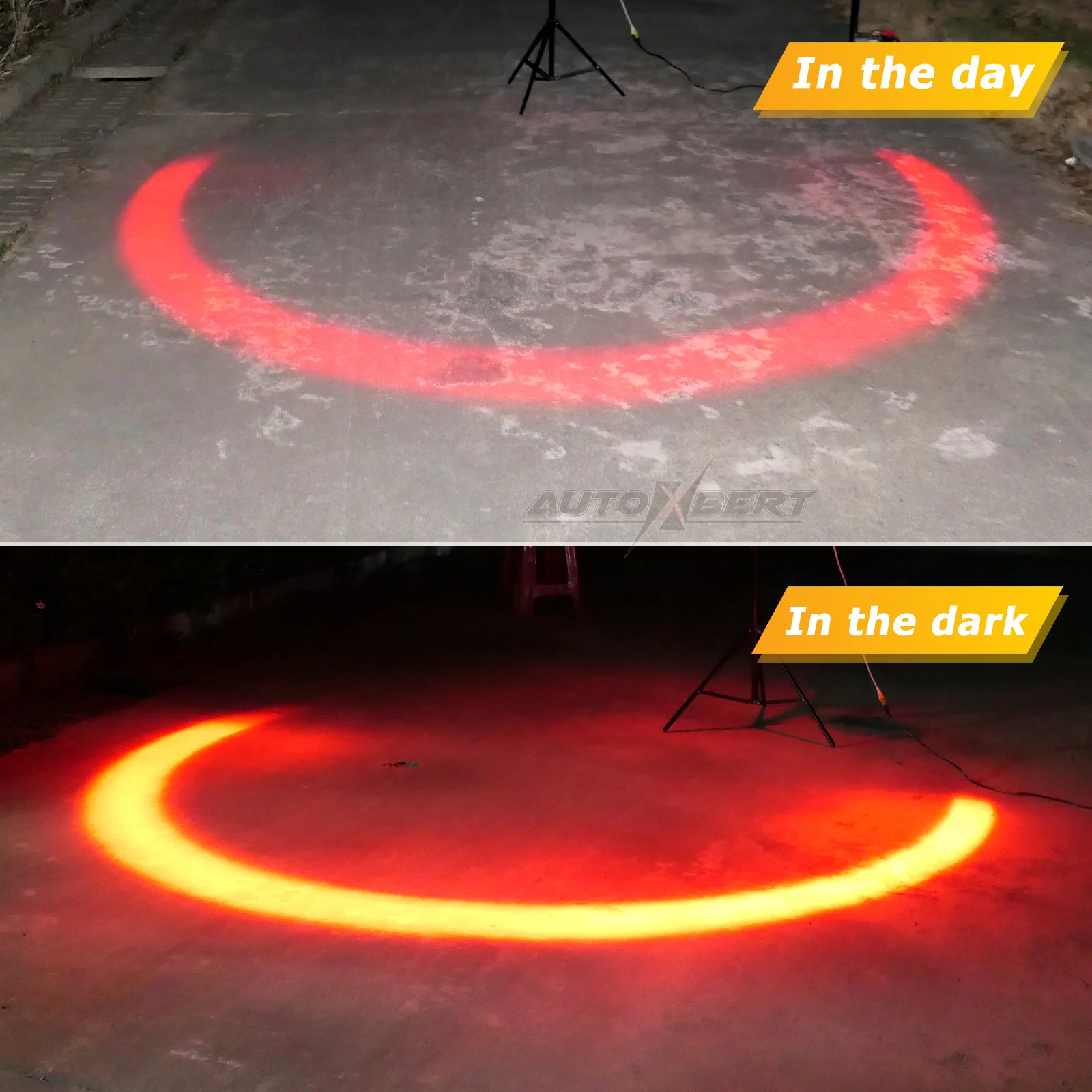 Luz LED roja de advertencia para carretilla elevadora impermeable - imagen 3