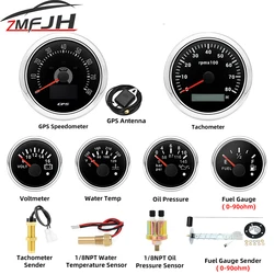 Kit de relojes digitales GPS para coche y barco con sensores