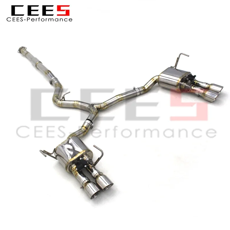 Silenciador de tubo de escape CEES Catback para Subaru Impreza WRX/STI 2.5T (2008-2021) - imagen 2