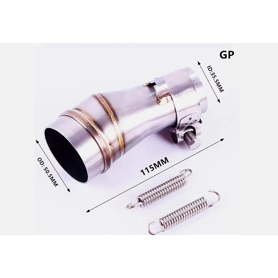 Adaptador slip-on de escape para moto, reductor 50,5 a 35,5 mm - imagen 2