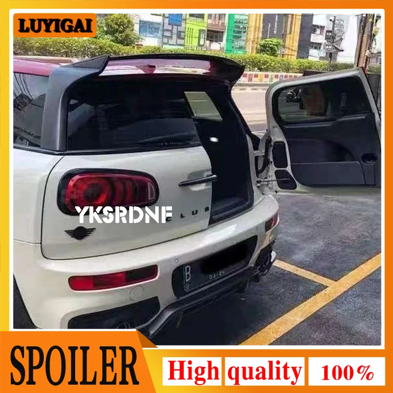 Para BMW MINI F54 CLUBMAN COOPER S JCW AG estilo alerón de fibra de carbono Real alerón de fibra de carbono forjado alerón negro brillante