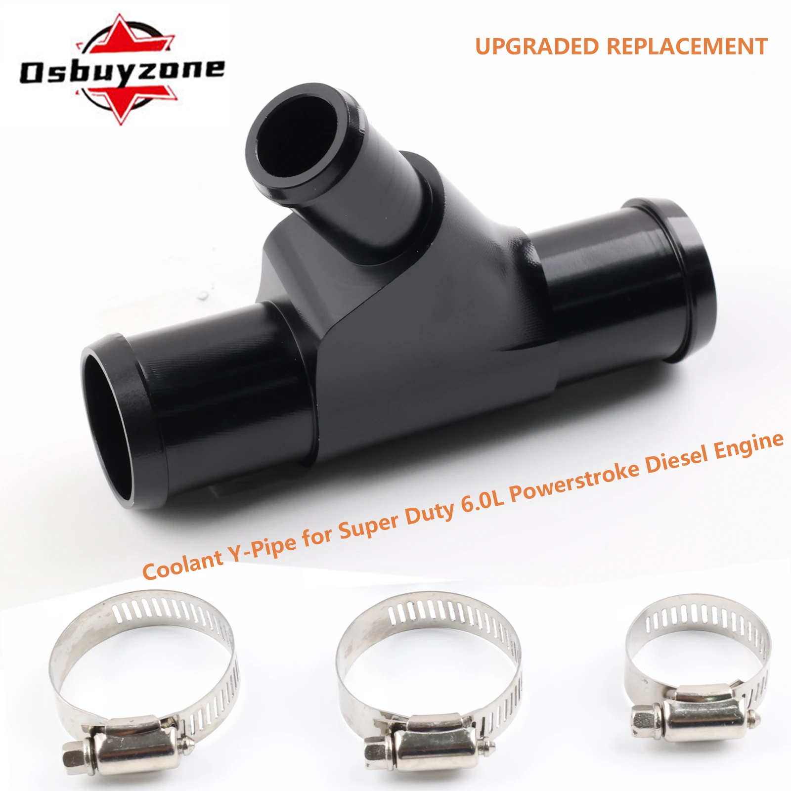 Tubo Y refrigerante aluminio Ford F250-F550 6.0L Powerstroke