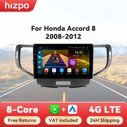 Radio Android Hizpo para Honda Accord 8 (2008-2012) con Bluetooth y GPS