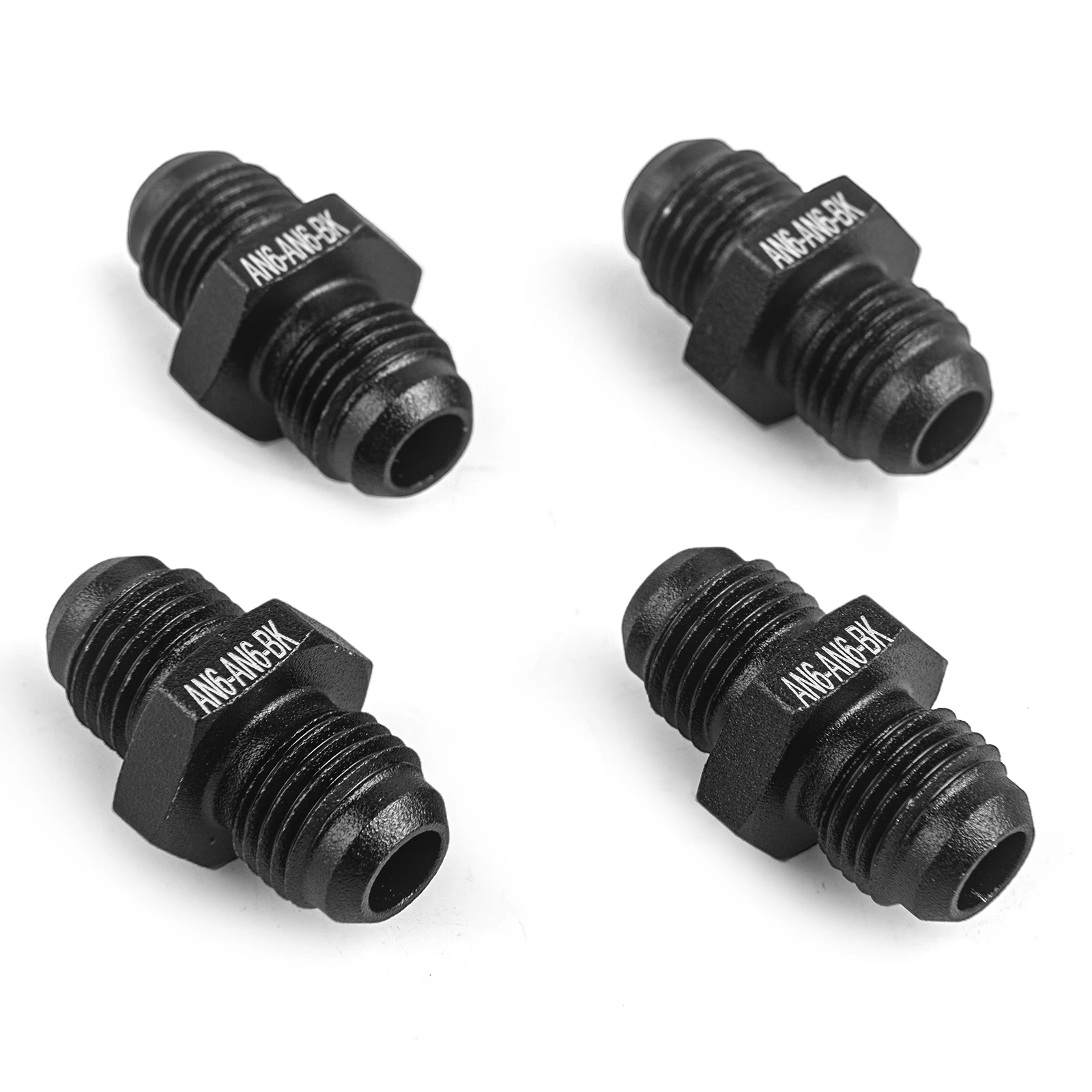 4 Uds Universal AN6 AN8 AN10 a N6 AN8 AN10 recto combustible aceite manguera de aire adaptador macho accesorios de coche - imagen 2