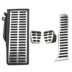 Pedales de acero inoxidable LHD para VW CC Passat B6 B7 y Skoda Superb