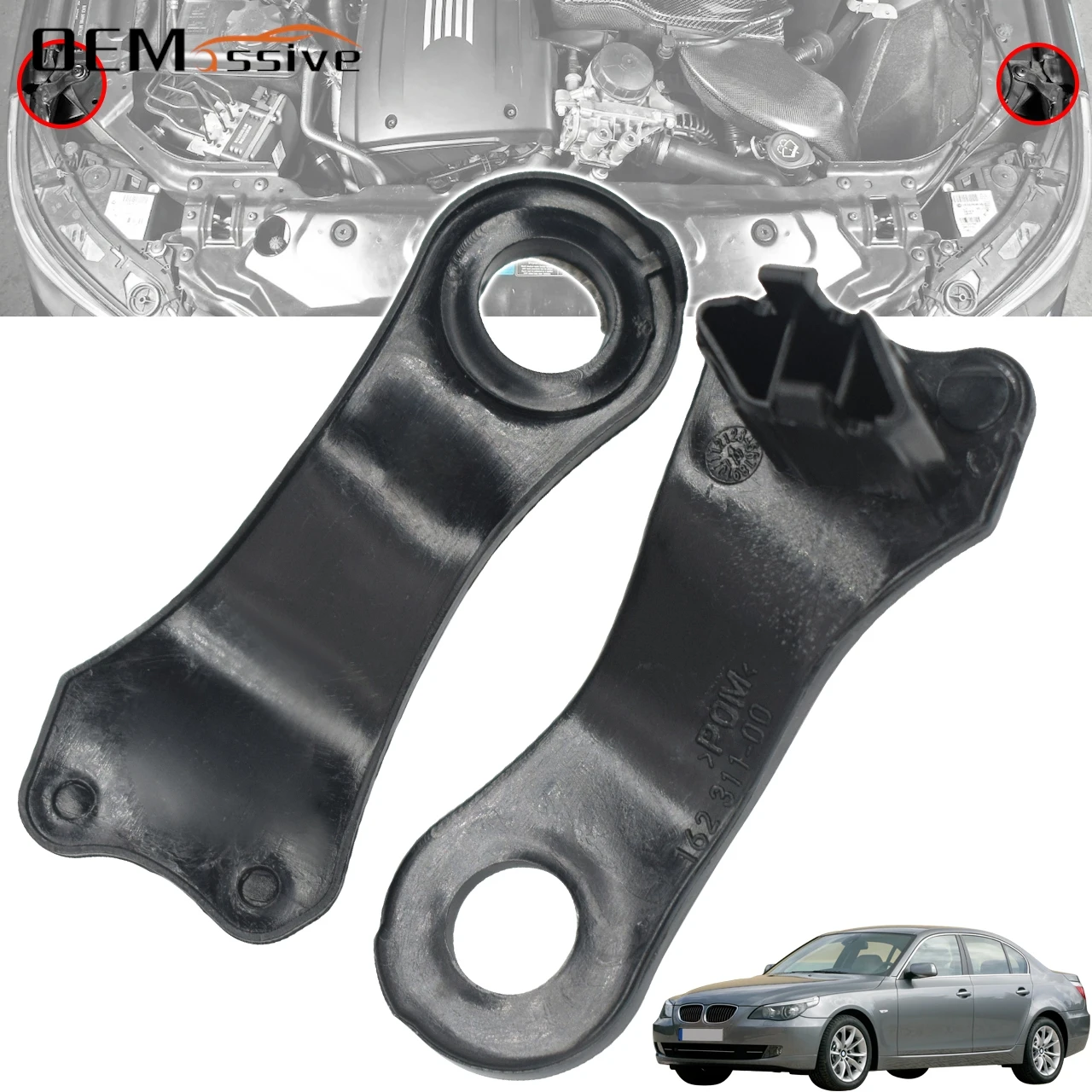 Soporte reparación faro delantero lado pasajero BMW E60 E61 M5 2010-2013