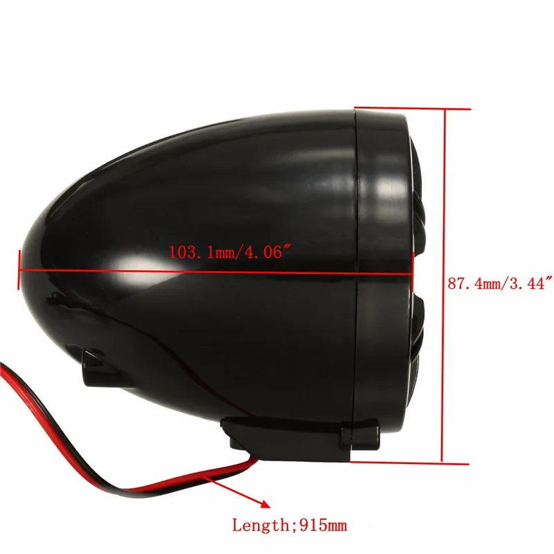 Autoradio moto Bluetooth FM USB MP3 12V estanco - imagen 4