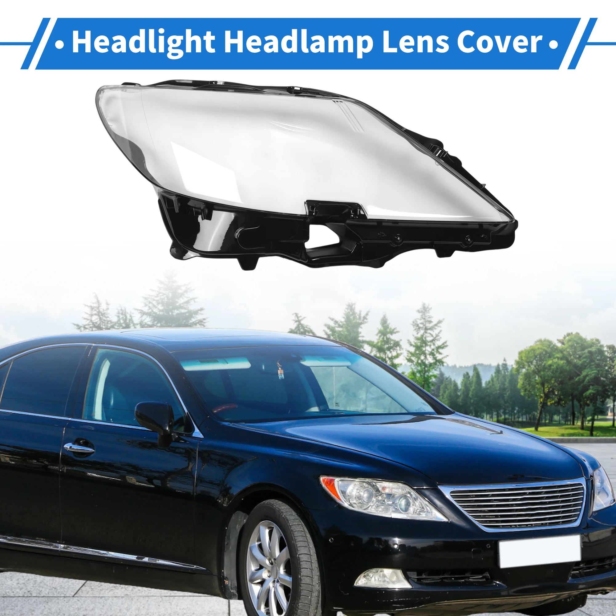 UXCELL Cristal de faro delantero derecho – Lexus LS460 2007-2009 - imagen 2