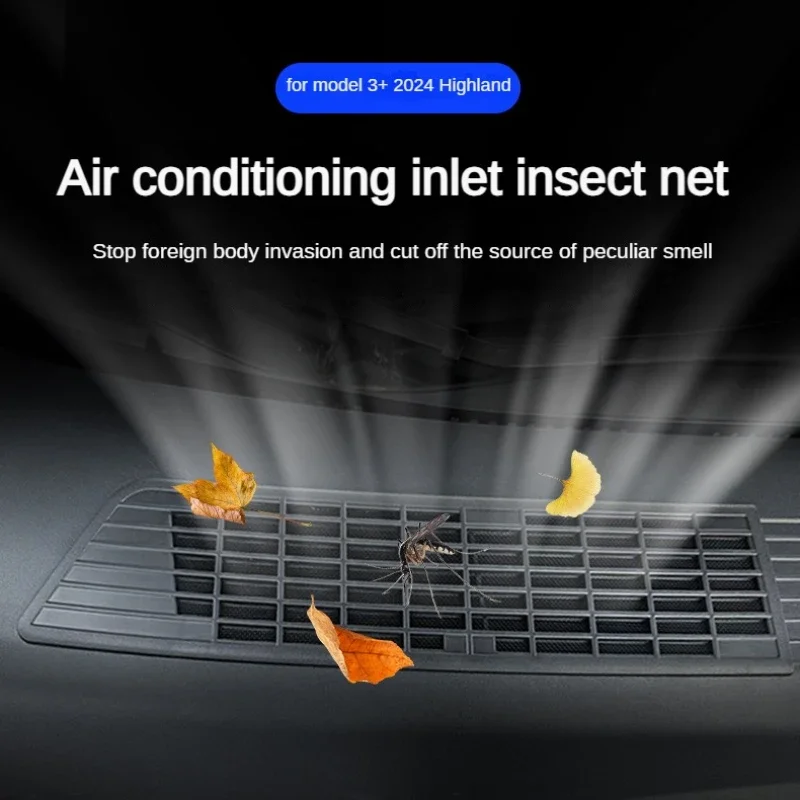 Rejilla antiinsectos para toma de aire Tesla Model 3 Highland - imagen 2
