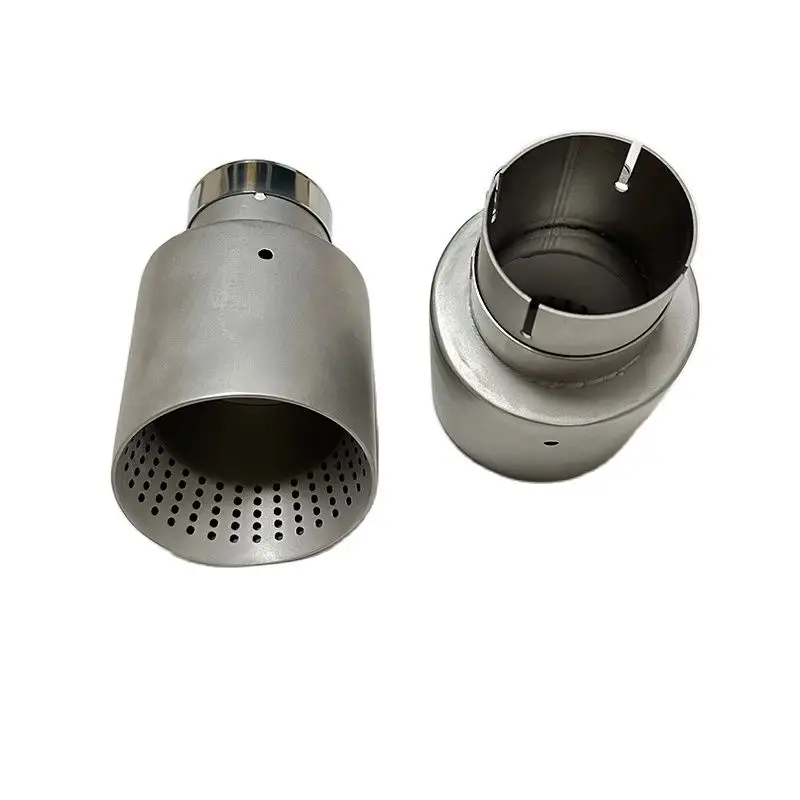 Punta de escape universal de acero inoxidable 63 mm – VW Golf GTI MK7 - imagen 4