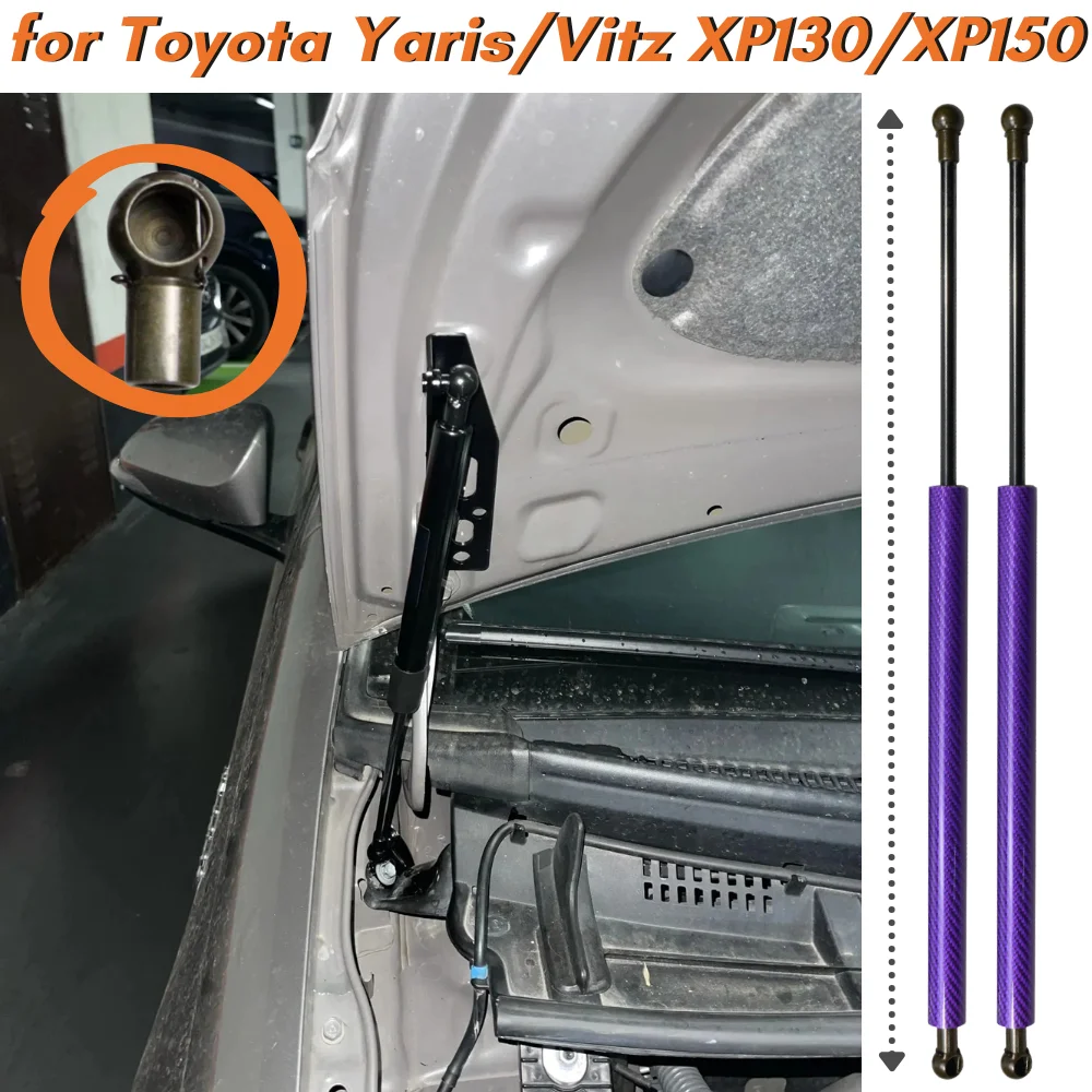 Toyota puntales de capó para Yaris Vitz Vios XP130/XP150 (2011-2020)