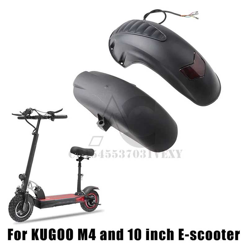 Guardabarros delantero y trasero Kugoo M4 con luz trasera