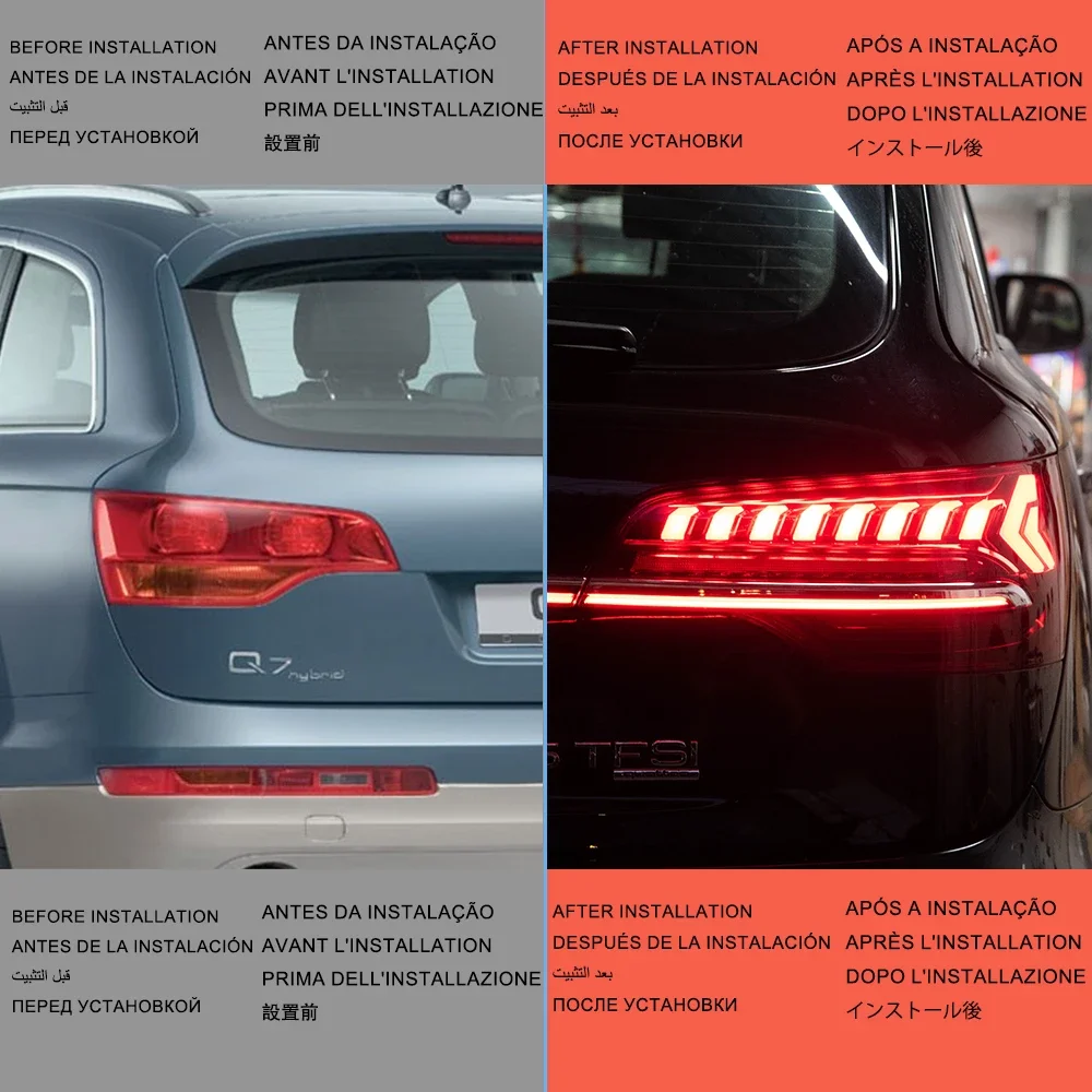 Faros traseros LED flujo dinámico – Audi Q7 2006-2015 - imagen 3