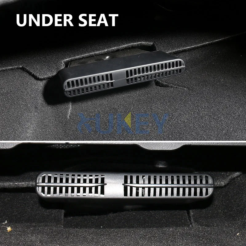 Para Holden Chevrolet Chevy Trax Tracker 13-19 debajo del asiento calentador trasero piso aire acondicionado conducto rejilla salida de ventilación marco de cubierta - imagen 5