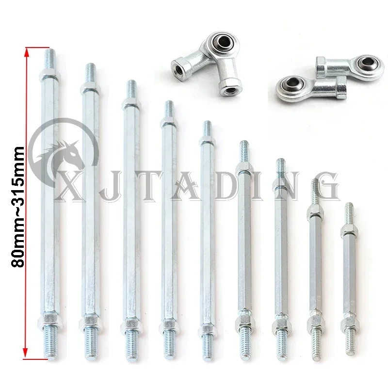 Kit varilla dirección ajustable 80-280 mm con rótulas M8 para ATV