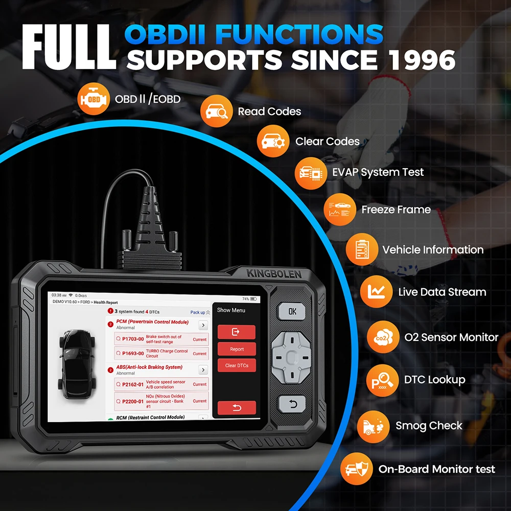 Escáner OBD2 CAN FD KINGBOLEN S608 reset FCA AutoAuth - imagen 5