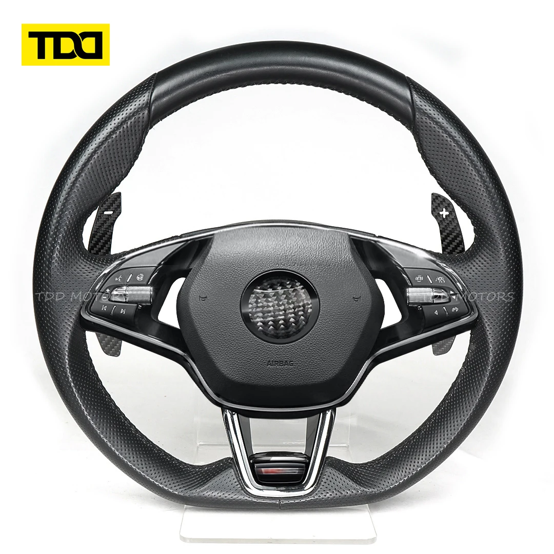 Extensiones paletas cambio TDD fibra carbono – Skoda Octavia VRS 2019