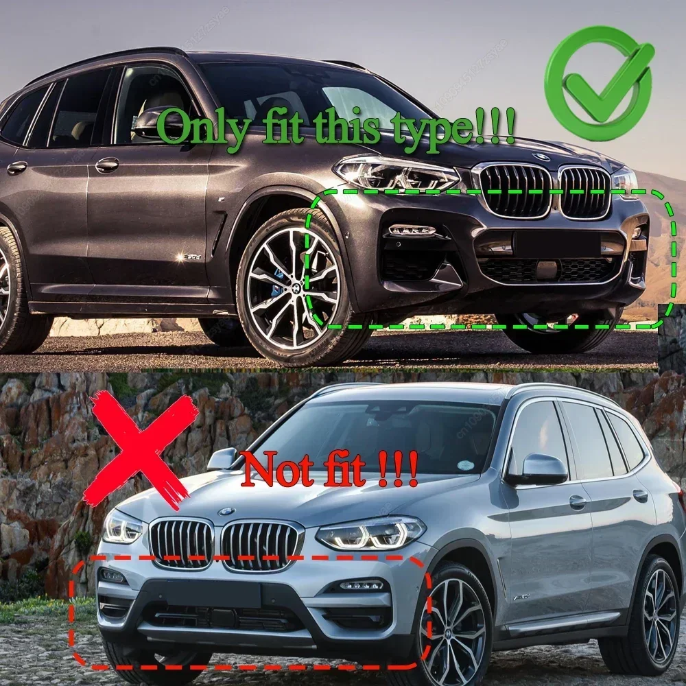 Splitter delantero para BMW X3 G01 y X4 G02 M Sport M40i/M40d - imagen 2